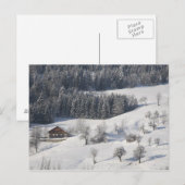 Chalet - Franse Alpen Briefkaart (Voorkant / Achterkant)