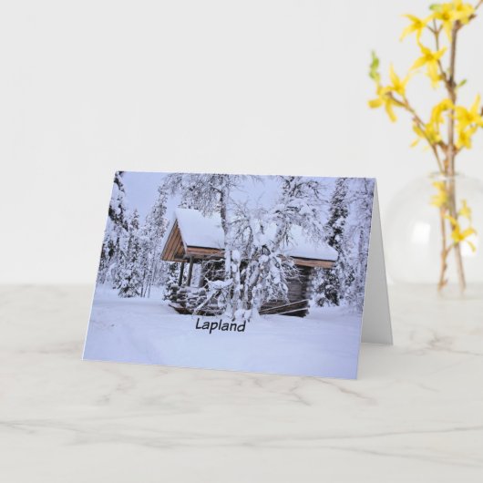 Chalet in Lapland Kaart (Gele Bloem)