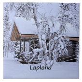 Chalet in Lapland Tegeltje (Voorkant)