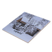 Chalet in Lapland Tegeltje (Zijkant)