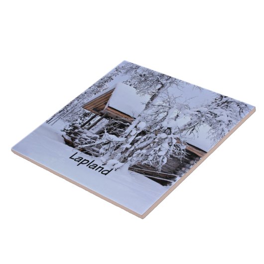 Chalet in Lapland Tegeltje (Zijkant)