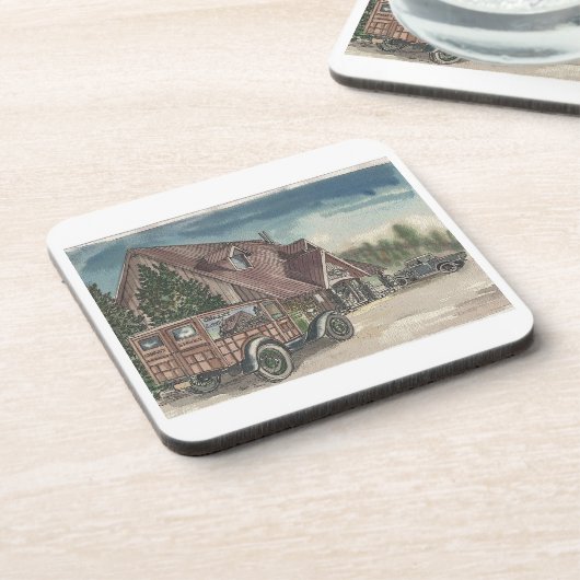 Chalet Levering Bier Onderzetter (Linkerzijde)