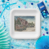 Chalet Papieren Bordje (Feest)