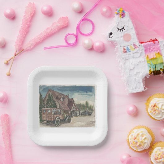 Chalet Papieren Bordje (Feest)