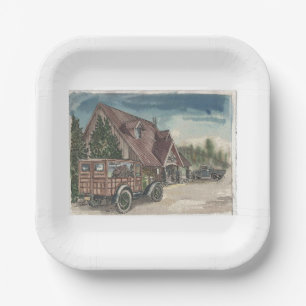 Chalet Papieren Bordje