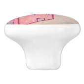 Chalet Snow Keramische Knop (Zijkant)
