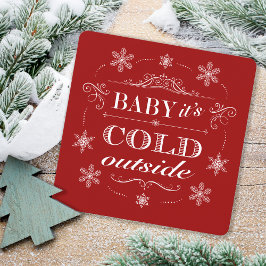 Chalet Winter Holiday Party of Après-ski Cocktails Kaart