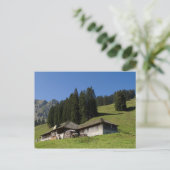 Chalets in de Zwitserse Alpen Briefkaart (Staand voorkant)