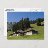 Chalets in de Zwitserse Alpen Briefkaart (Voorkant / Achterkant)