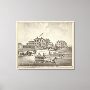 Chalfonte, Cape May City, New Jersey Canvas Afdruk