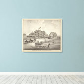 Chalfonte, Cape May City, New Jersey Canvas Afdruk (Insitu (Houten vloer))