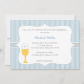 Chalice Blue Grey First Heilige Communauteit Kaart (Voorkant)