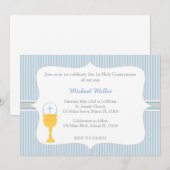 Chalice Blue Grey First Heilige Communauteit Kaart (Voorkant / Achterkant)