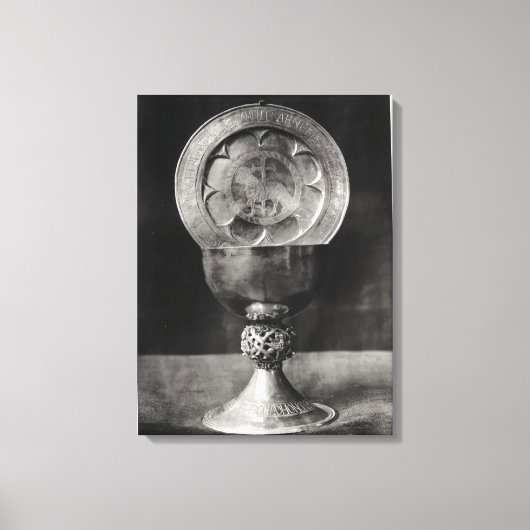 Chalice en Eucharistisch Bord Canvas Afdruk (Voorkant)
