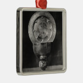 Chalice en Eucharistisch Bord Metalen Ornament (Rechts)