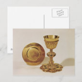 Chalice en gegeten briefkaart (Voorkant / Achterkant)