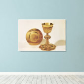 Chalice en gegeten canvas afdruk (Insitu (Houten vloer))