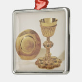Chalice en gegeten metalen ornament (Links)