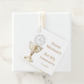 Chalice Host First Holy Communion Bedankjes Labels (In situ)