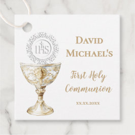 Chalice Host First Holy Communion Bedankjes Labels