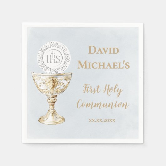 Chalice Host First Holy Communion Servet (Voorkant)