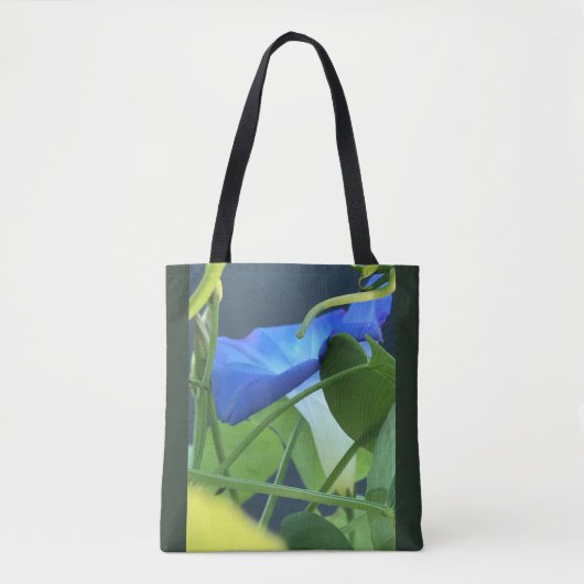 Chalice-of-Blue Morning Glory Tote Bag (Voorkant)