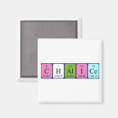 Chalice periodieke tabelnaam magneet (Voorkant / Achterkant)
