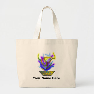 Chalice-symbool voor vrede grote tote bag
