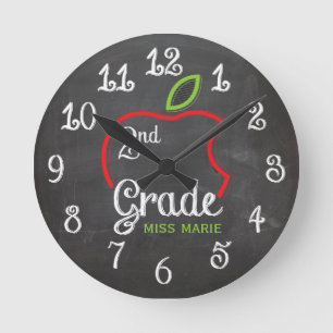 Chalk 2e graad   Aangepaste klok