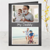 Chalk 4 Foto Vaderdag Kaart van Admiring Son (Gele Bloem)