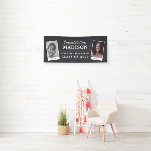 Chalk Afstuderen feliciteert Rustic 2 - Foto Spandoek (Insitu)