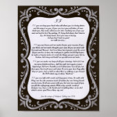 Chalk Art IF Quote van Rudyard Kipling 1895 Poster (Voorkant)