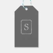 Chalk Art Monogram Wijn Label S/10 Cadeaulabel (Achterkant)