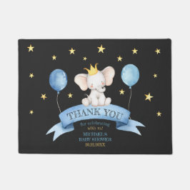 chalk baby shower elephant STARS BALLOONS Deurmat