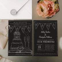 Chalk Banner Wedding