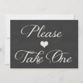Chalk Board Hearts Wedding | Neem een Kaart (Voorkant)