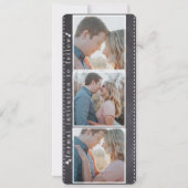 Chalk Board Modern Trendy Three Foto Save The Date (Achterkant)