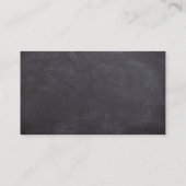 Chalk Board Style "Make Money"-kaart Visitekaartje (Achterkant)