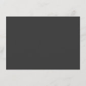 Chalk Board Typography Wedding Menu (Achterkant)