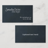 "Chalk Board" Visitekaartje! Visitekaartje (Voorkant / Achterkant)