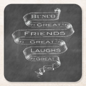 Chalk Bunco-Onderzetters Kartonnen Onderzetters (Voorkant)