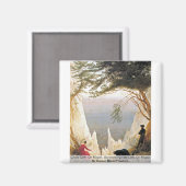 Chalk Cliffs on Rügen , Duitsland Magneet (Voorkant / Achterkant)