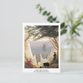 Chalk Cliffs on Rugen van Caspar David Friedrich Briefkaart (Staand voorkant)