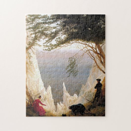 Chalk Cliffs on Rugen van Caspar David Friedrich Legpuzzel (Verticaal)