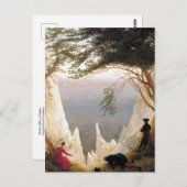 Chalk Cliffs on Rugen van Caspar David Friedrich P Briefkaart (Voorkant / Achterkant)