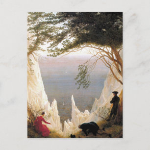 Chalk Cliffs on Rugen van Caspar David Friedrich P Briefkaart