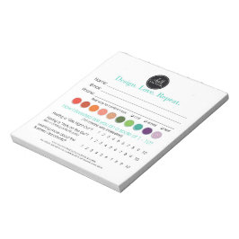 Chalk Couture Enter om het Notitieblok Slip tekene
