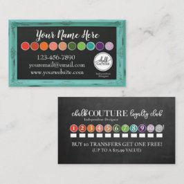 Chalk Couture op maat gemaakte visitekaart Visitekaartje