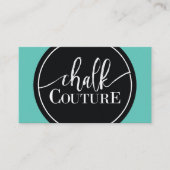 Chalk Couture op maat gemaakte visitekaartje (Voorkant)