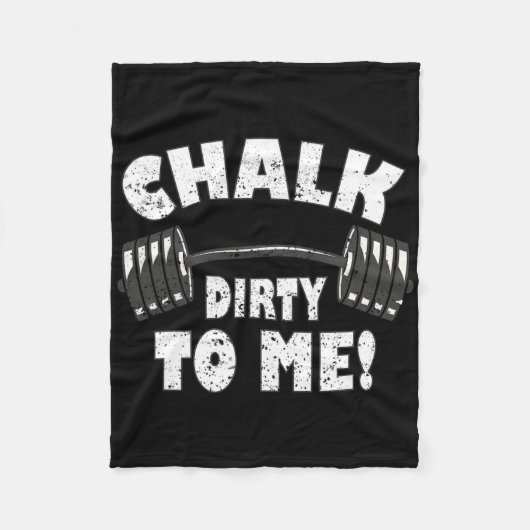 Chalk Dirty voor mij Fleece Deken (Voorkant)